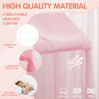 Ciel de lit princesse cabane