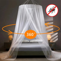 ciel de lit adulte tente dôme blanc protection
