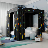 ciel de lit baldaquin enfant rideaux