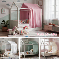 ciel de lit cabane installation facile