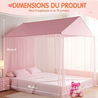 ciel de lit cabane princesse dimensions 