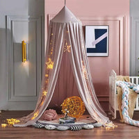 ciel de lit enfant rose foncé