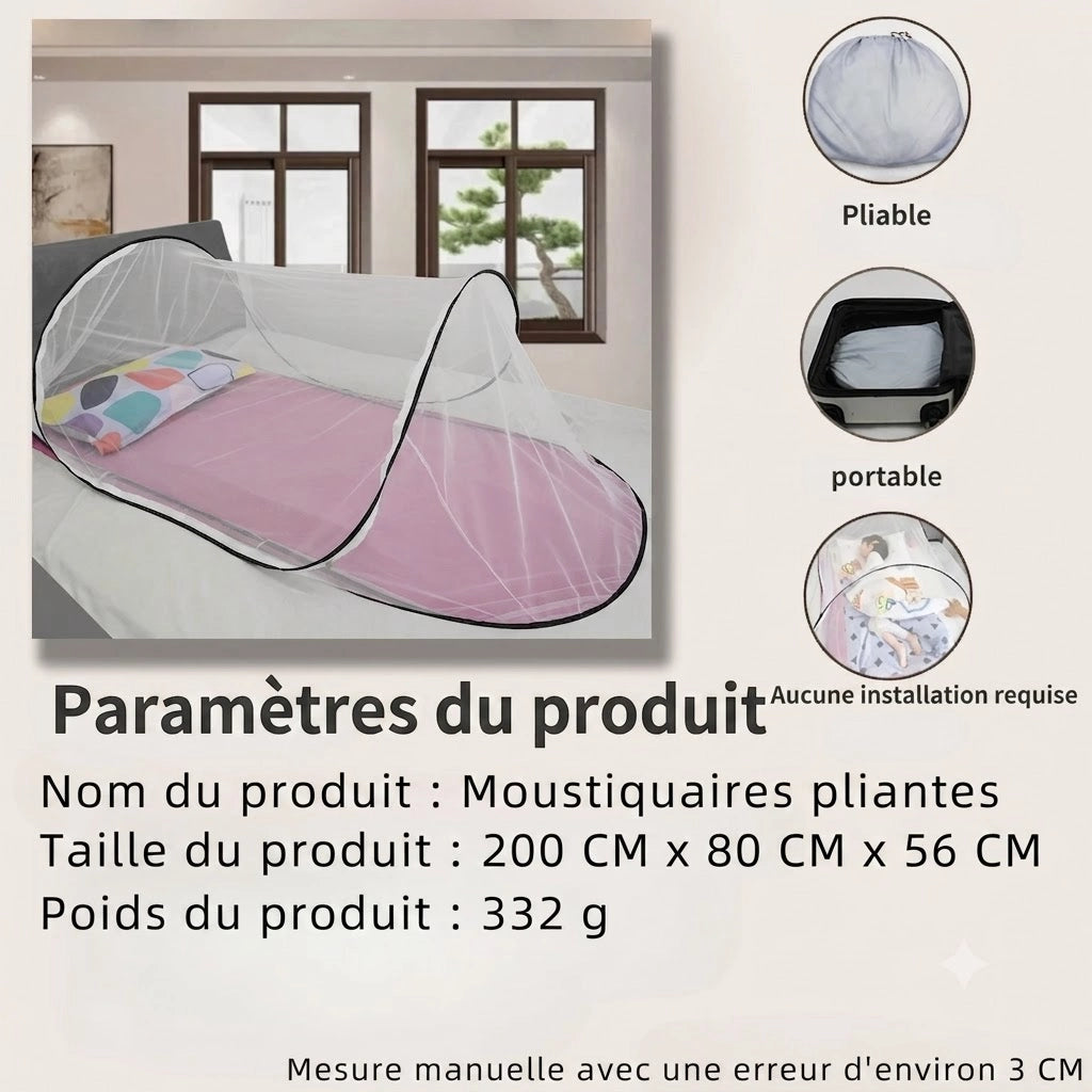 moustiquaire adulte paramètres