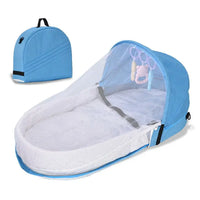 moustiquaire bébé sac bleu