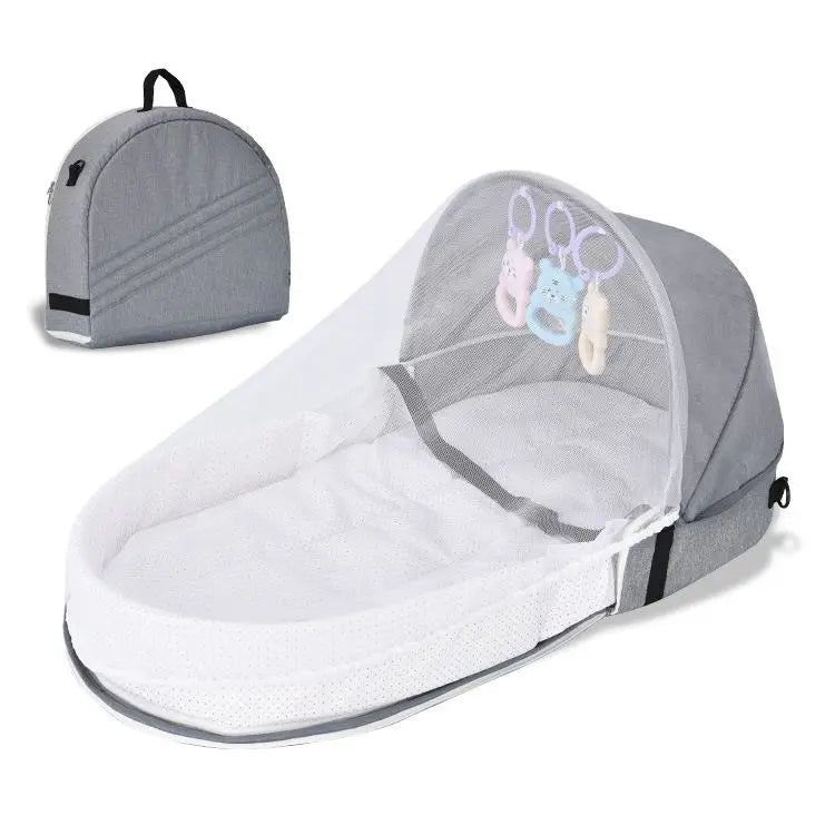 moustiquaire bébé sac gris