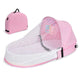 moustiquaire bébé sac rose