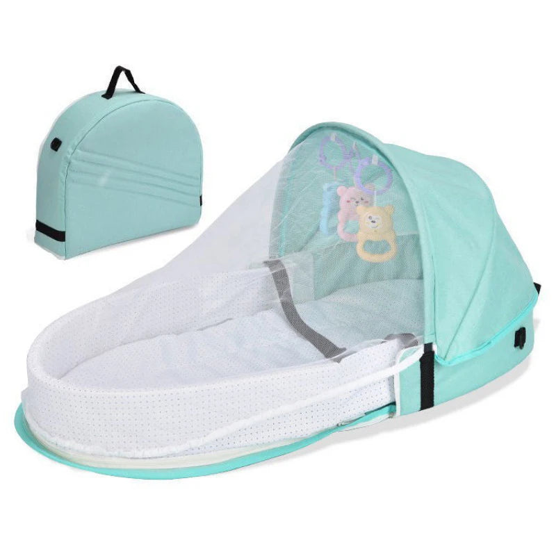 moustiquaire bébé sac vert